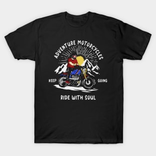 Adventure Motorcycles Black Edition T-Shirt